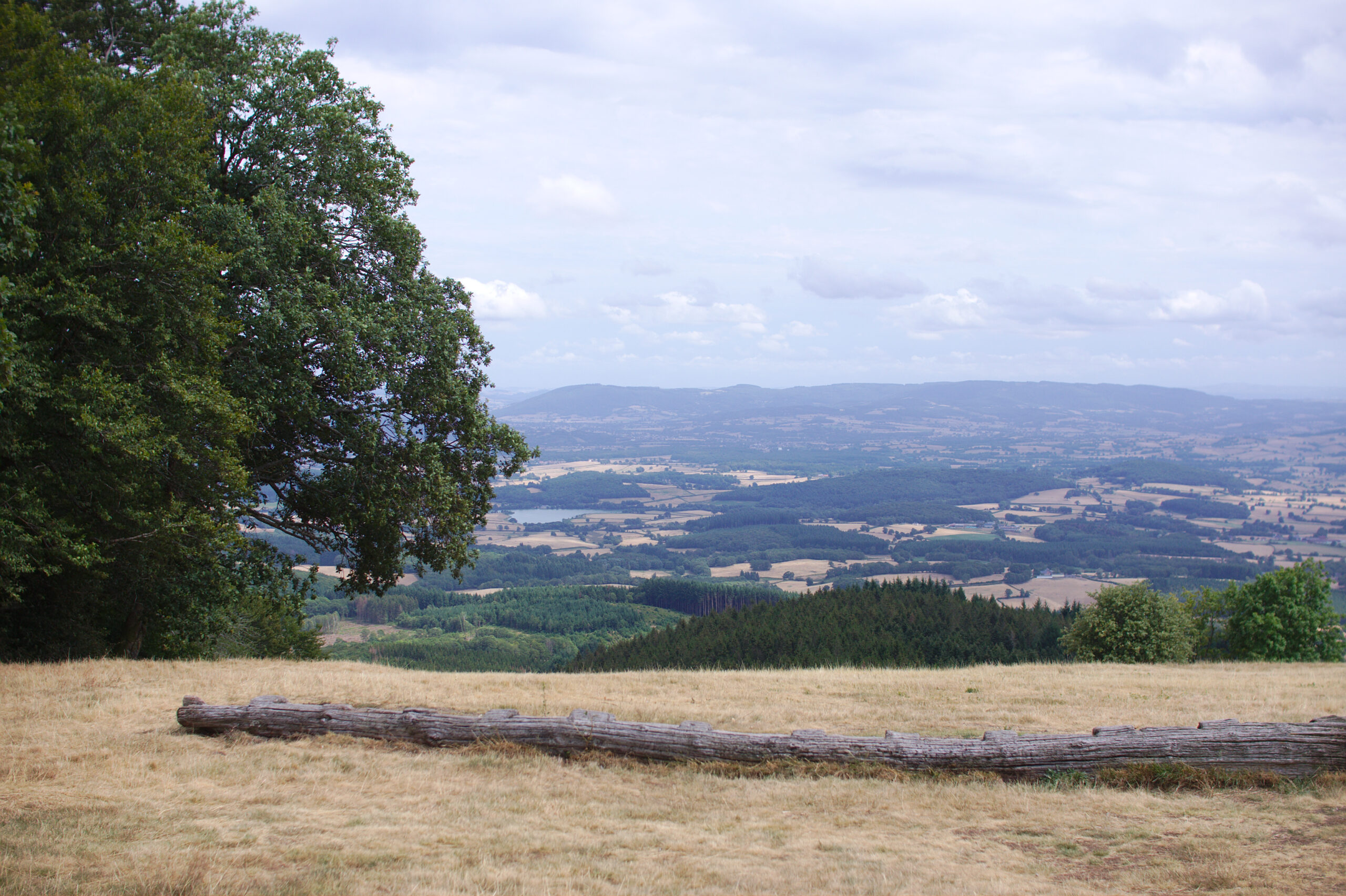 Panorama op de Mont Beuvray